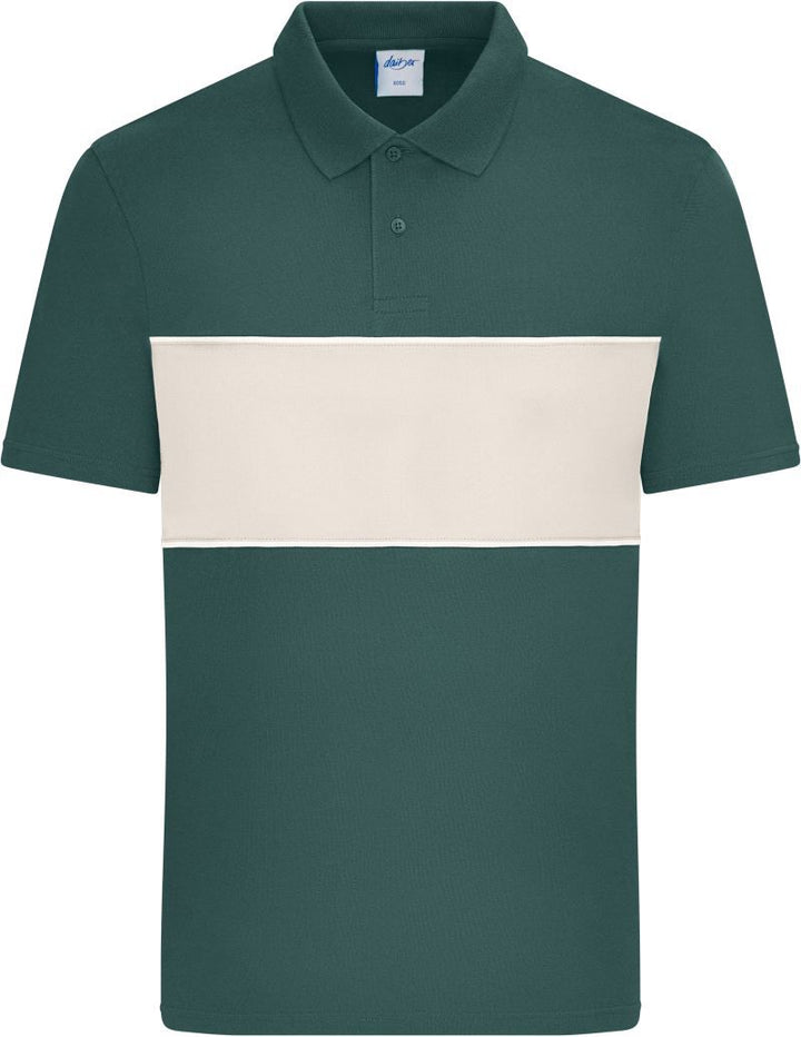 8050 | Bio Polo "Colour-Block" (sandstone)