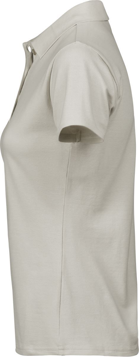 TJ 145 | Schweres Damen Luxus Stretch Piqué Polo (cement)