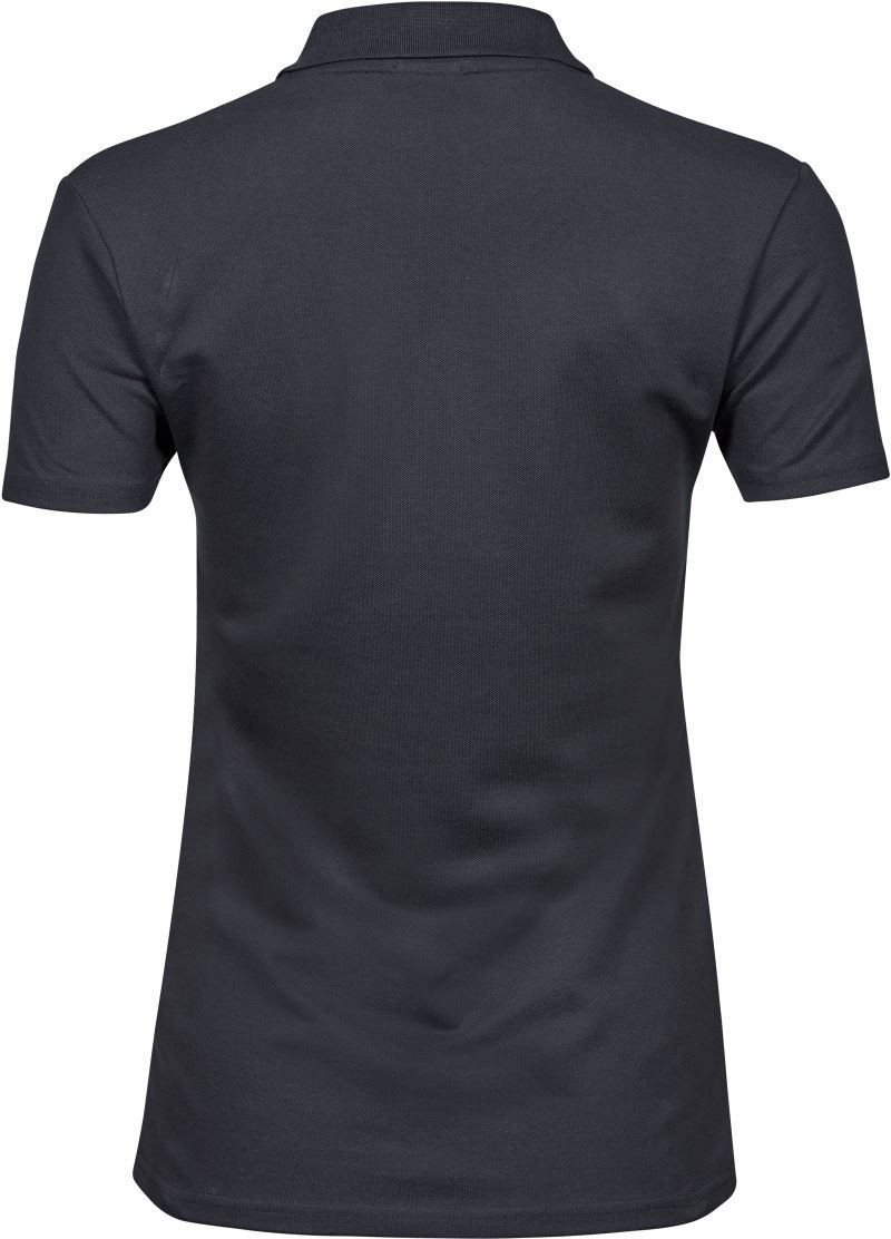 TJ 145 | Schweres Damen Luxus Stretch Piqué Polo (dark grey)