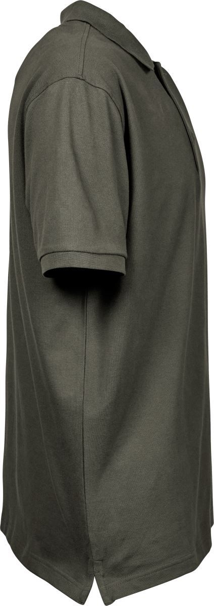 TJ 1405 | Schweres Herren Luxus Stretch Piqué Polo (deep green)