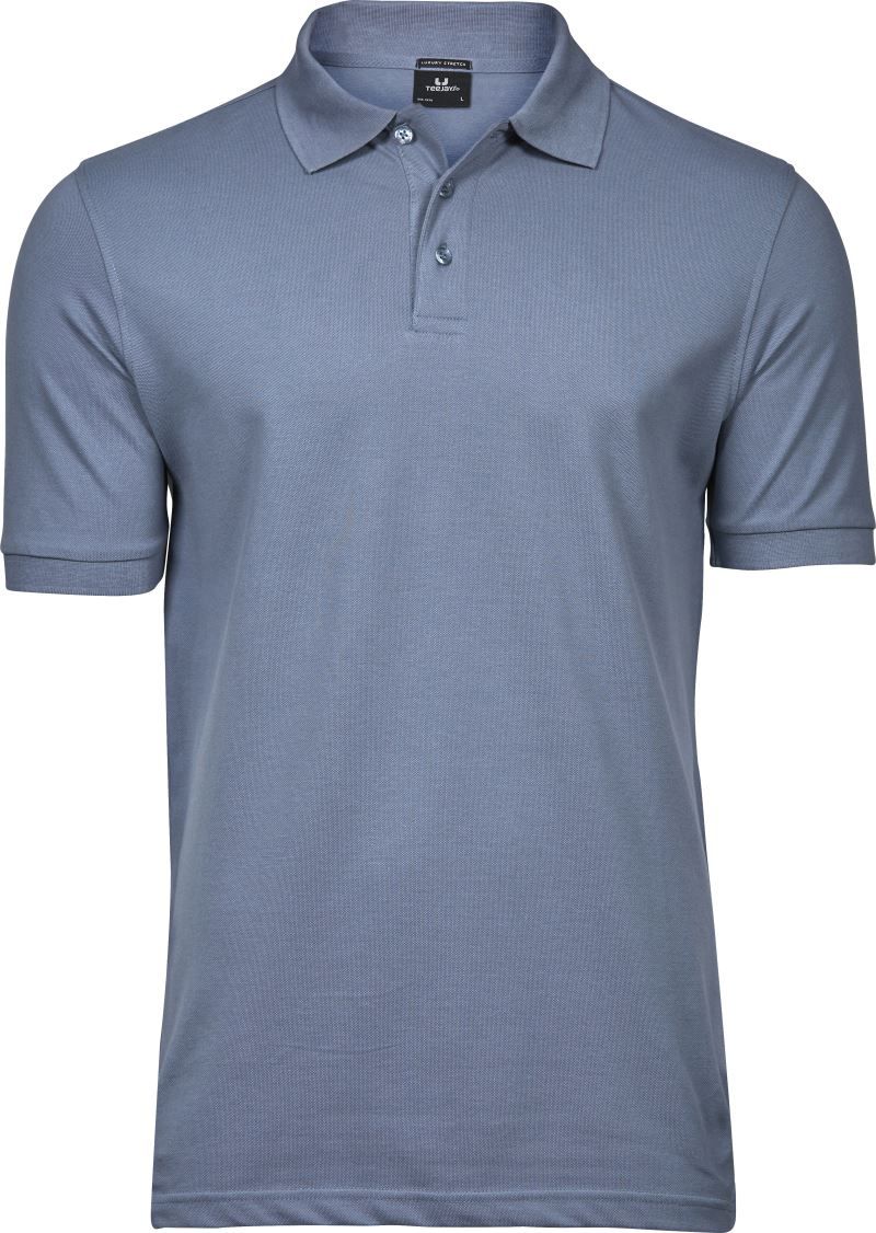 TJ 1405 | Schweres Herren Luxus Stretch Piqué Polo (flint stone)
