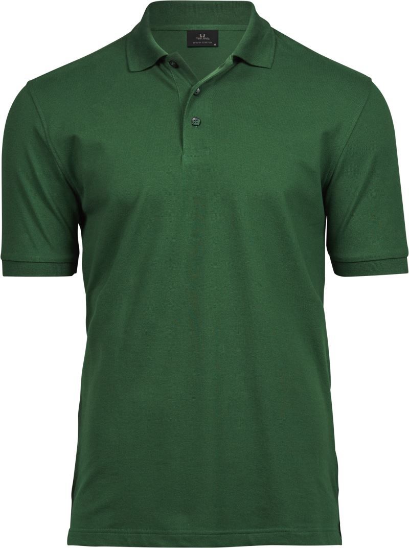 TJ 1405 | Schweres Herren Luxus Stretch Piqué Polo (forest green)