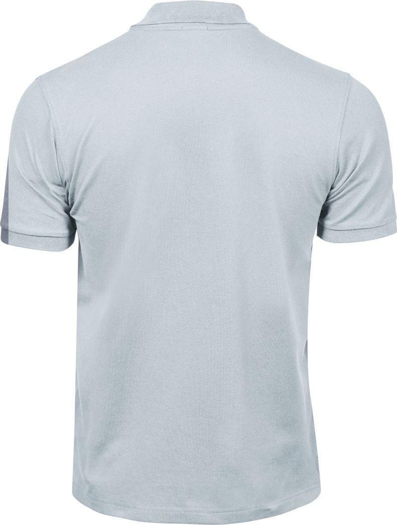 TJ 1405 | Schweres Herren Luxus Stretch Piqué Polo (ice blue)