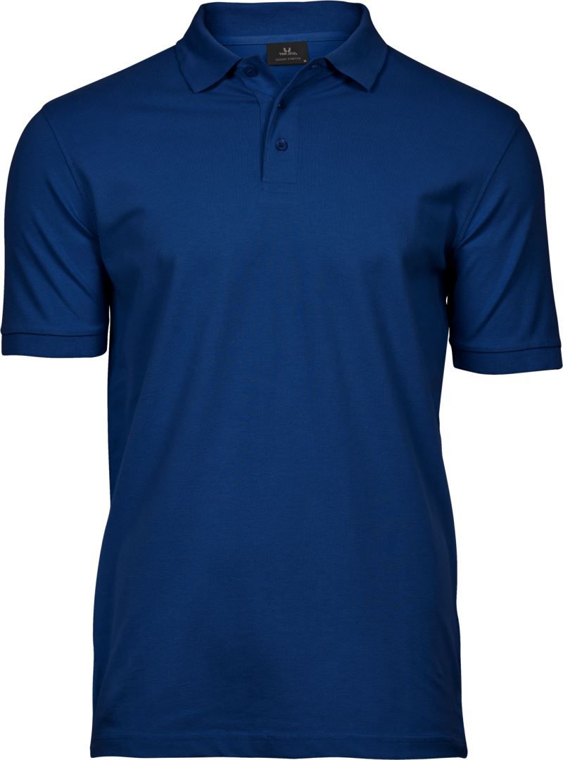 TJ 1405 | Schweres Herren Luxus Stretch Piqué Polo (indigo)