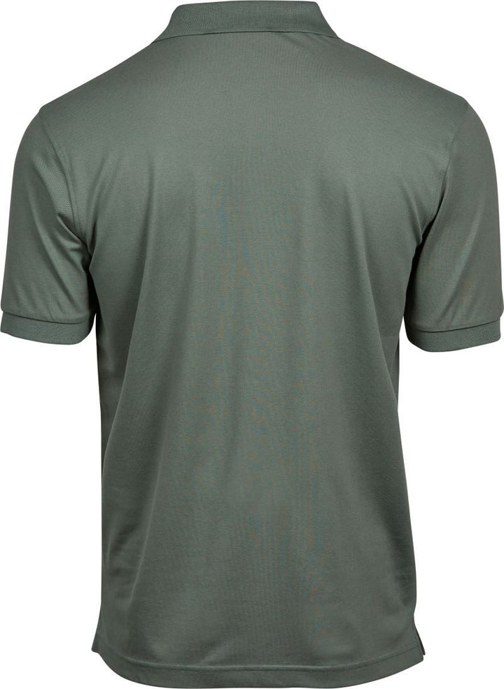 TJ 1405 | Schweres Herren Luxus Stretch Piqué Polo (leaf green)