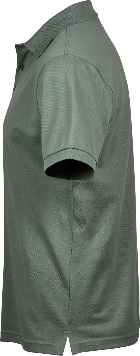 TJ 1405 | Schweres Herren Luxus Stretch Piqué Polo (leaf green)