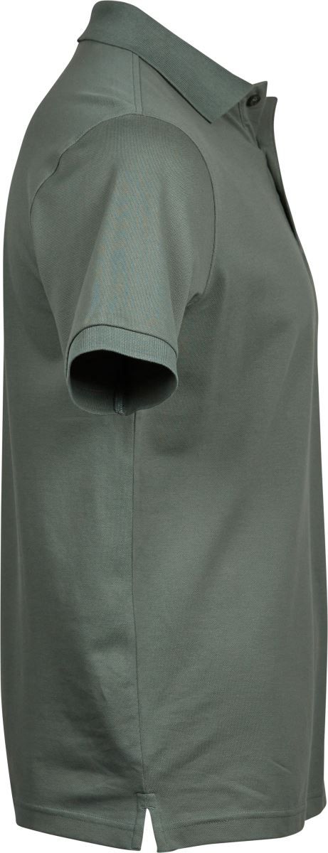 TJ 1405 | Schweres Herren Luxus Stretch Piqué Polo (leaf green)