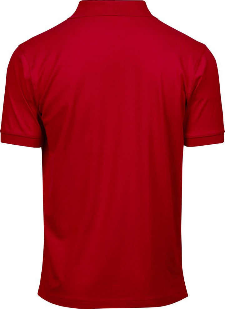 TJ 1405 | Schweres Herren Luxus Stretch Piqué Polo (red)
