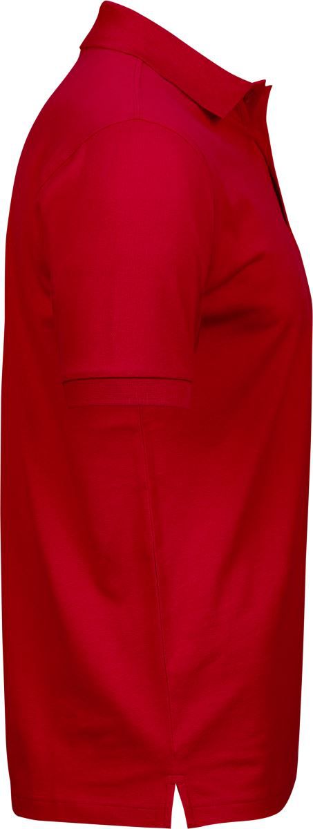 TJ 1405 | Schweres Herren Luxus Stretch Piqué Polo (red)