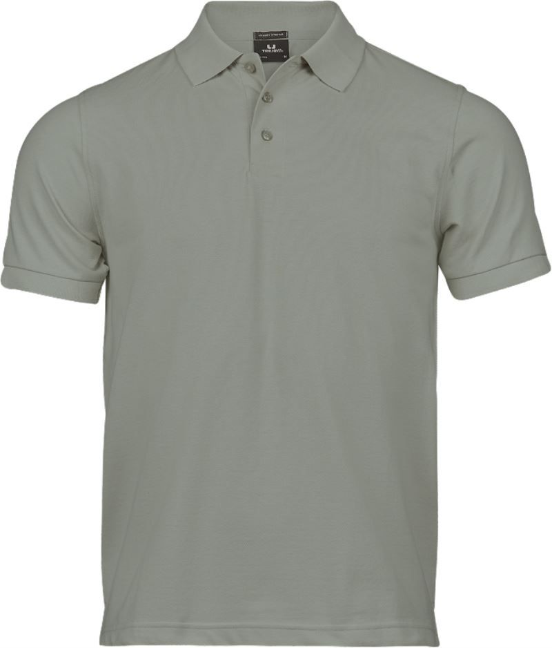 TJ 1405 | Schweres Herren Luxus Stretch Piqué Polo (sage)