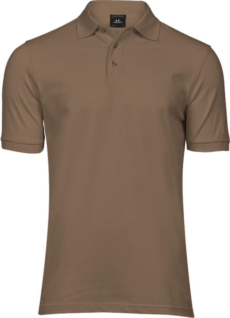 TJ 1405 | Schweres Herren Luxus Stretch Piqué Polo (wood)