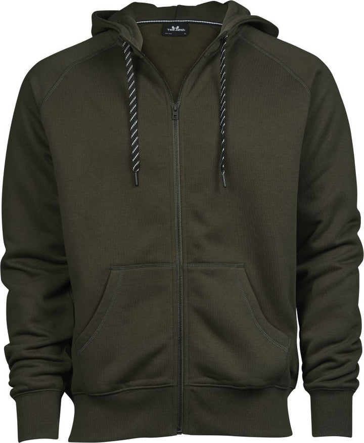 TJ 5435 | Herren Kapuzen Sweatjacke (dark olive)