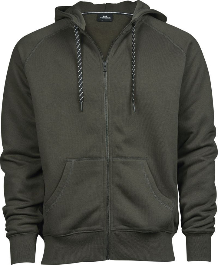TJ 5435 | Herren Kapuzen Sweatjacke (deep green)