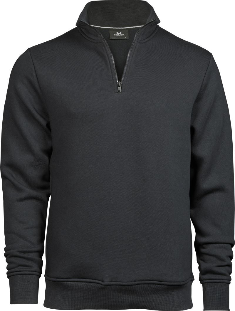 TJ 5438 | Sweater mit 1/4 Zip (dark grey)
