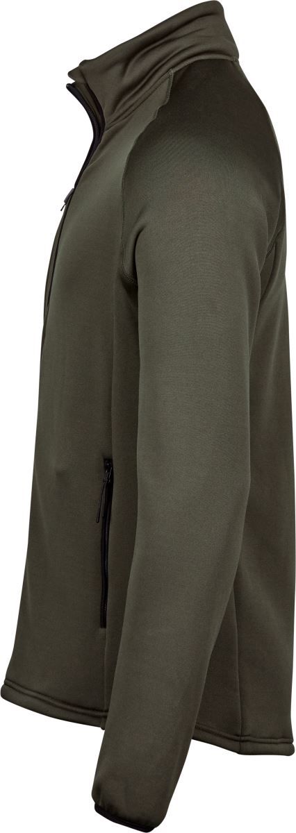 TJ 9100 | Herren Stretch Fleece Jacke (deep green)