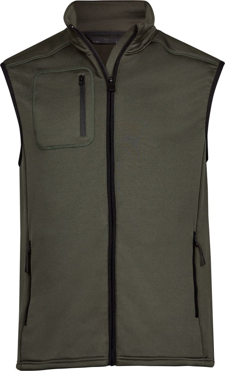 TJ 9104 | Stretch Fleece Bodywarmer (deep green)
