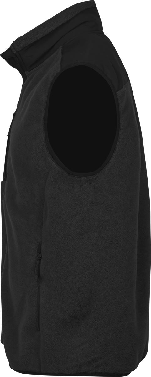 TJ 9122 | Herren Fleece Bodywarmer "Mountain" (black)