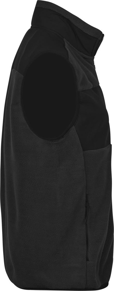 TJ 9122 | Herren Fleece Bodywarmer "Mountain" (black)