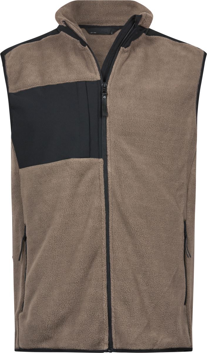 TJ 9122 | Herren Fleece Bodywarmer "Mountain" (black)