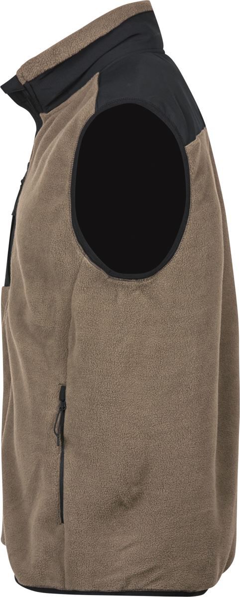 TJ 9122 | Herren Fleece Bodywarmer "Mountain" (black)