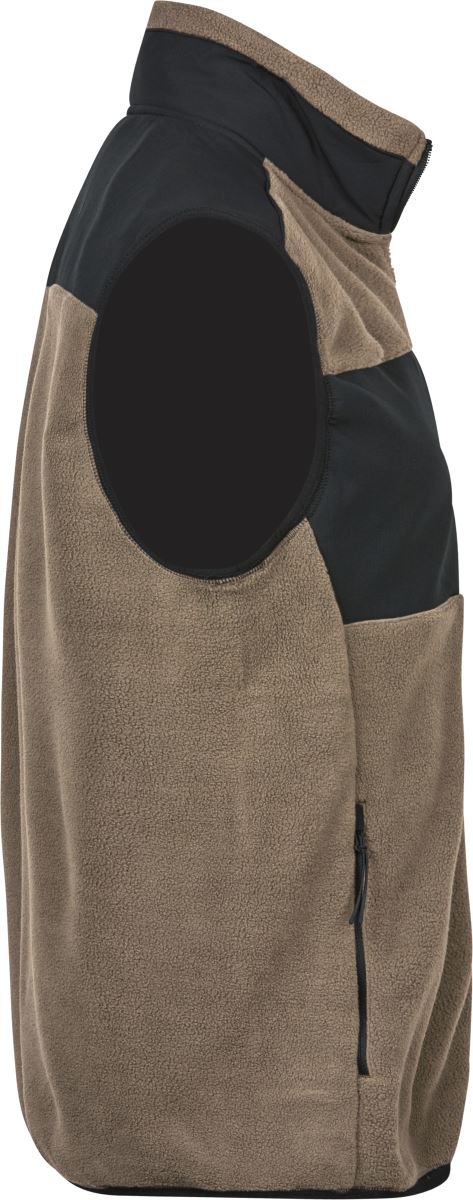 TJ 9122 | Herren Fleece Bodywarmer "Mountain" (black)