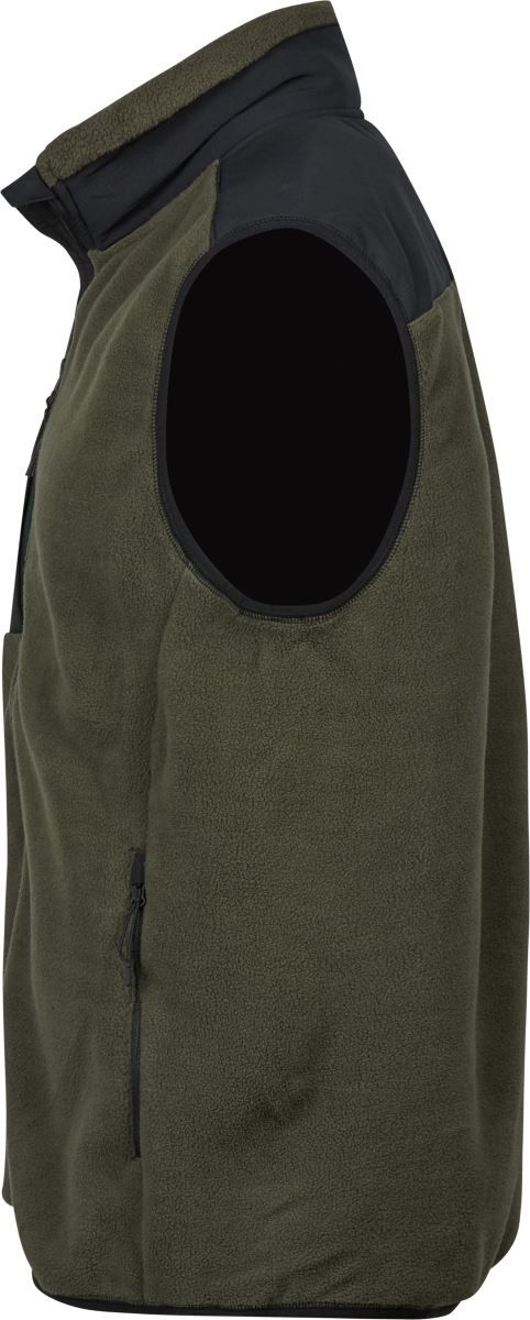 TJ 9122 | Herren Fleece Bodywarmer "Mountain" (black)