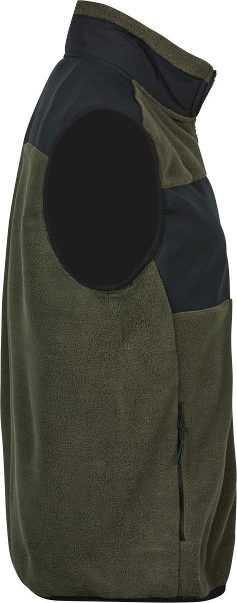 TJ 9122 | Herren Fleece Bodywarmer "Mountain" (black)