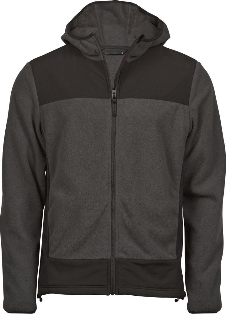 TJ 9124 | Kapuzen Fleecejacke "Mountain" (black)