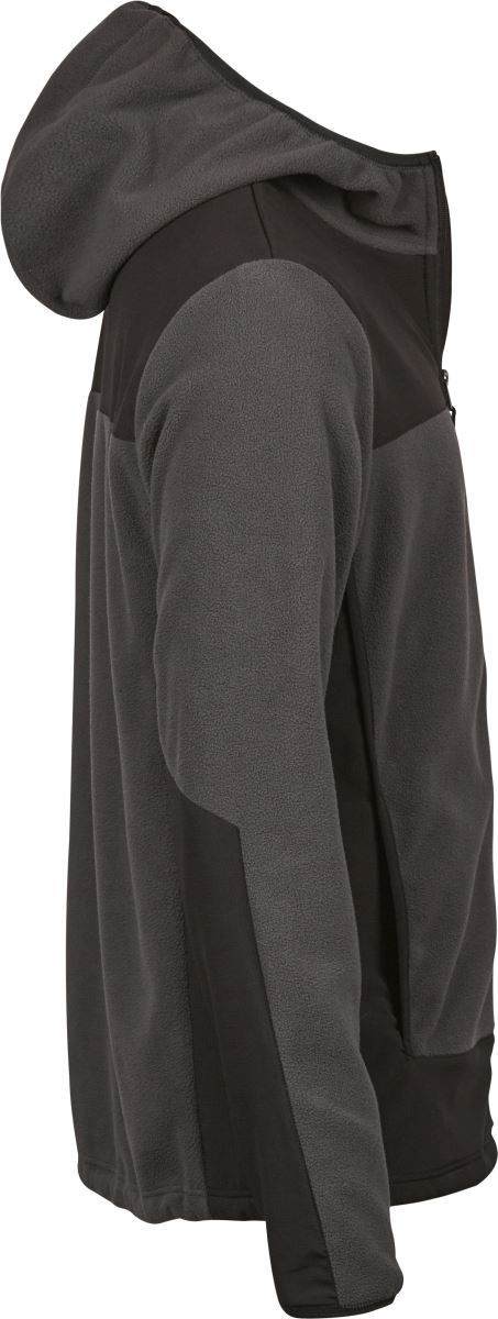 TJ 9124 | Kapuzen Fleecejacke "Mountain" (black)