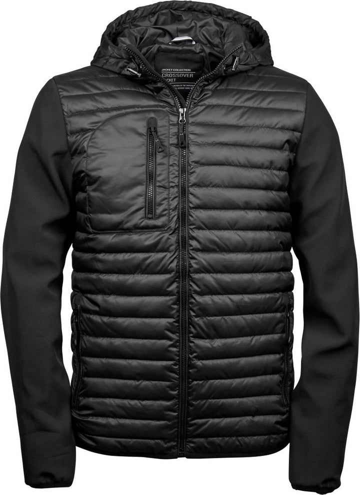 TJ 9628 | Herren Crossover Kapuzenjacke (black)
