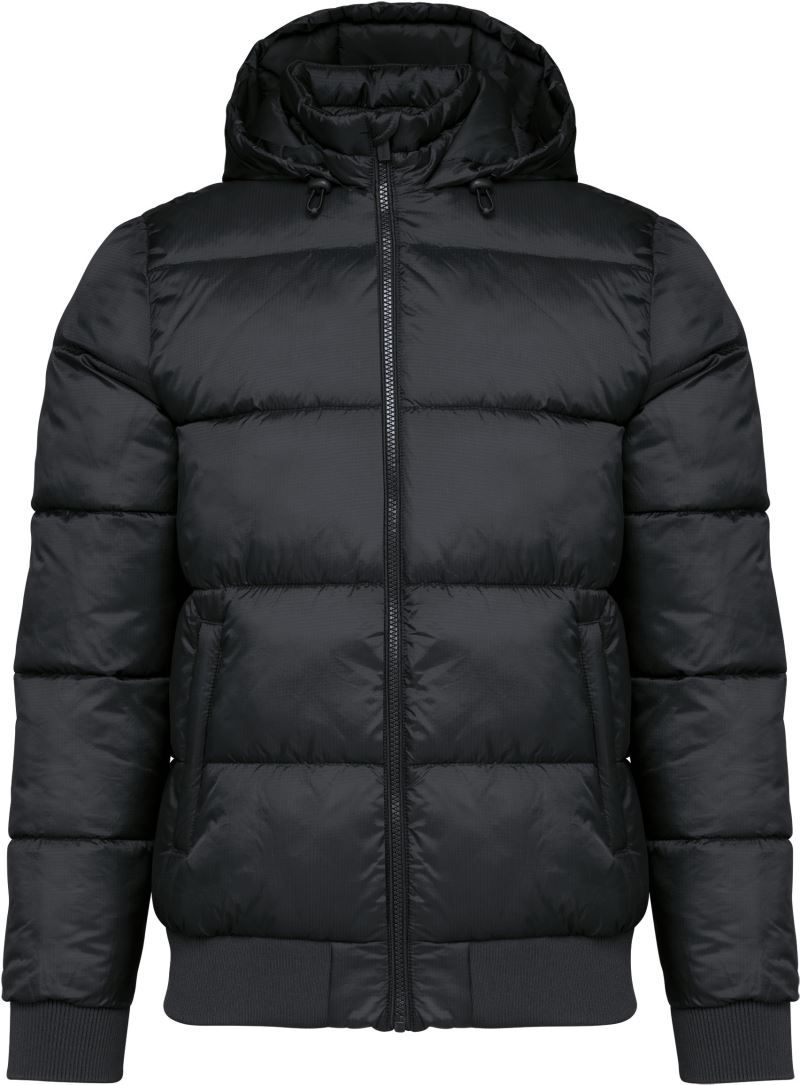 K 6166 | Ripstop Jacke mit Kapuze (black)