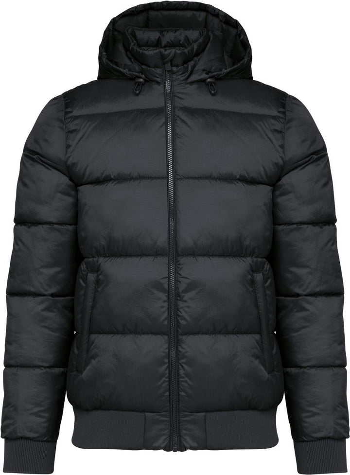 K 6166 | Ripstop Jacke mit Kapuze (black)