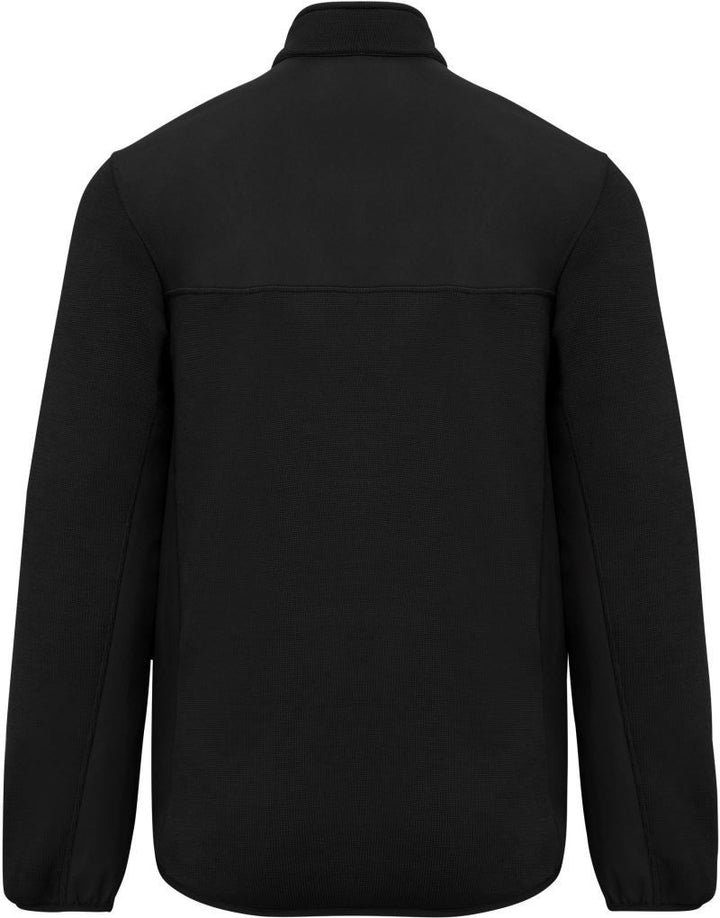 WK 9108 | Herren Workwear Strickfleece Jacke (black)