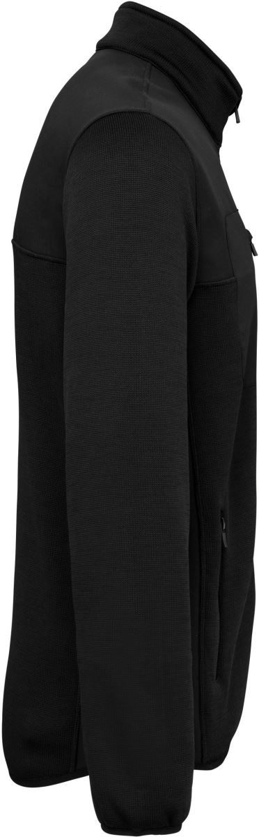WK 9108 | Herren Workwear Strickfleece Jacke (black)