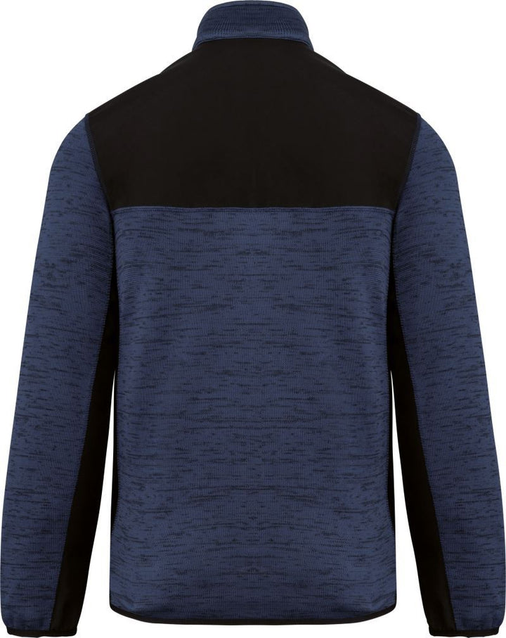 WK 9108 | Herren Workwear Strickfleece Jacke (black)