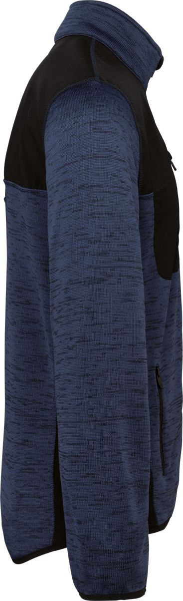 WK 9108 | Herren Workwear Strickfleece Jacke (black)
