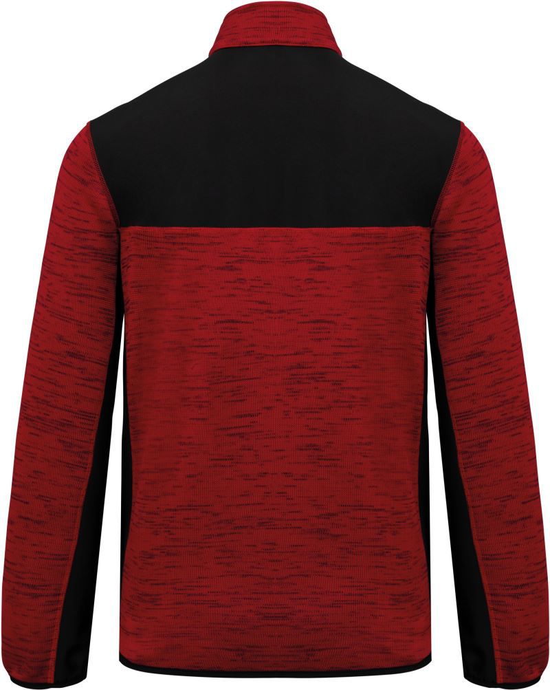 WK 9108 | Herren Workwear Strickfleece Jacke (black)