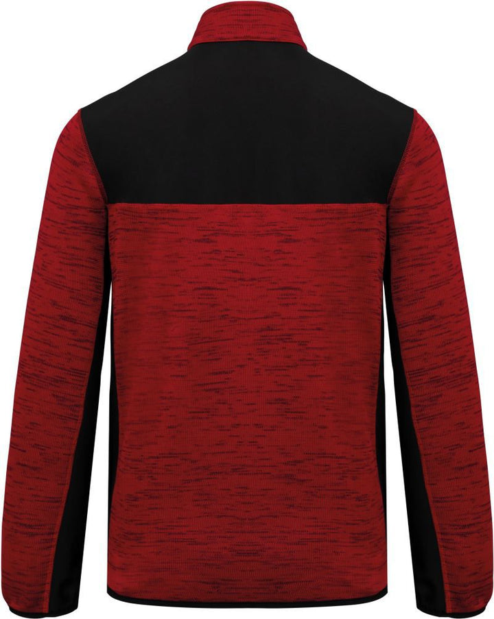 WK 9108 | Herren Workwear Strickfleece Jacke (black)