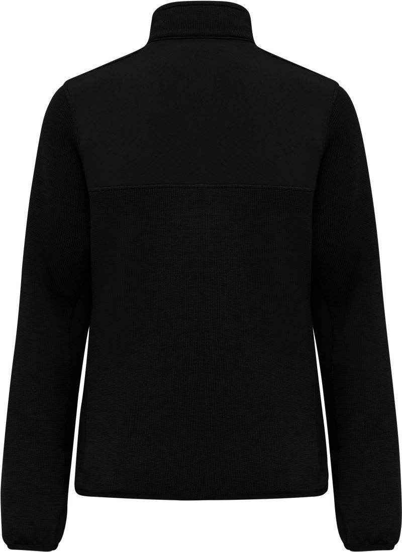WK 9109 | Damen Workwear Strickfleece Jacke (black)
