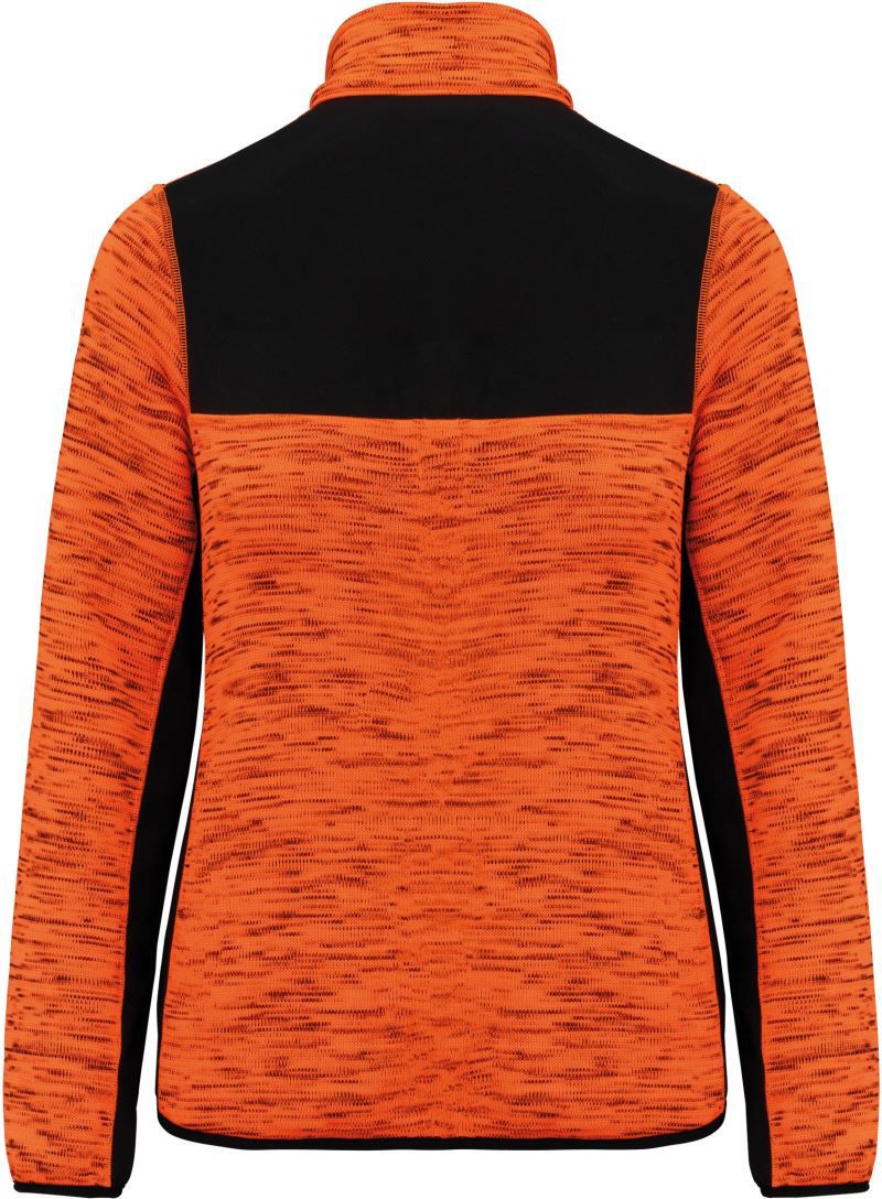 WK 9109 | Damen Workwear Strickfleece Jacke (black)