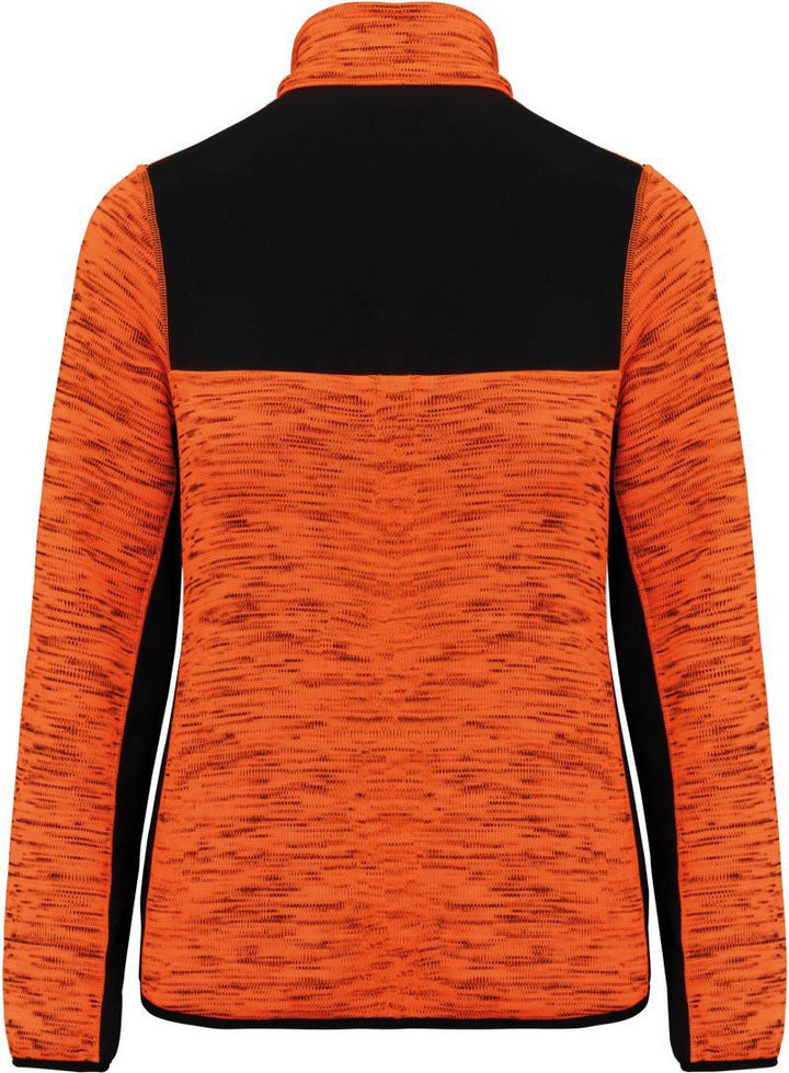 WK 9109 | Damen Workwear Strickfleece Jacke (black)