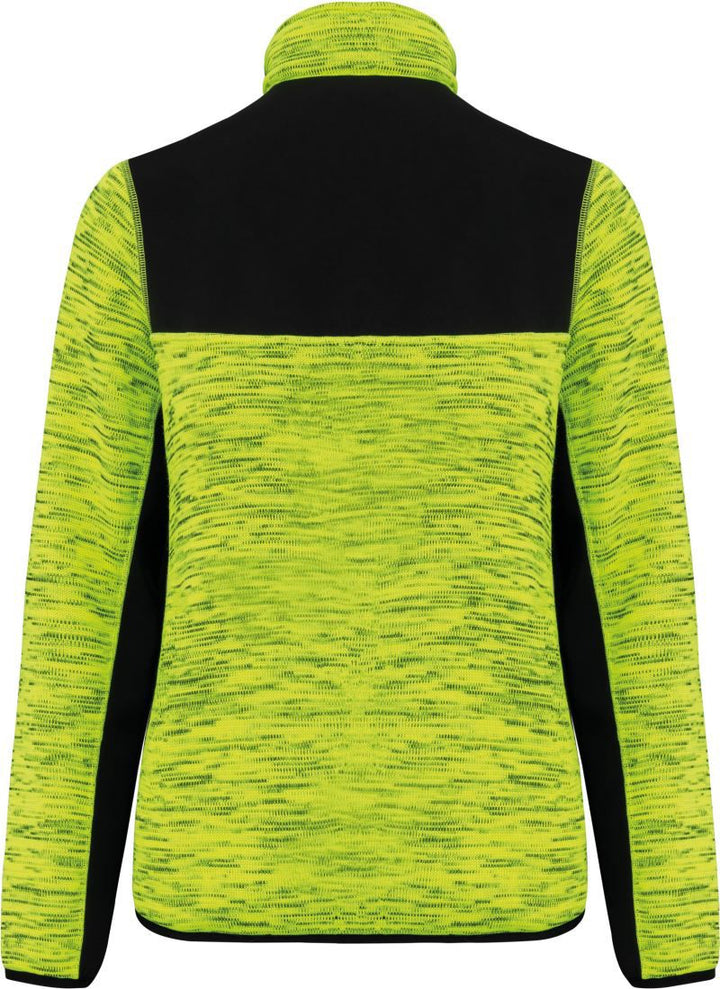 WK 9109 | Damen Workwear Strickfleece Jacke (black)
