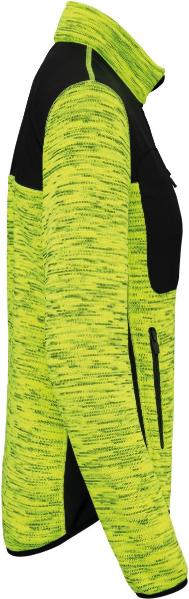 WK 9109 | Damen Workwear Strickfleece Jacke (black)