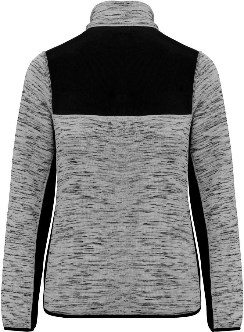 WK 9109 | Damen Workwear Strickfleece Jacke (black)
