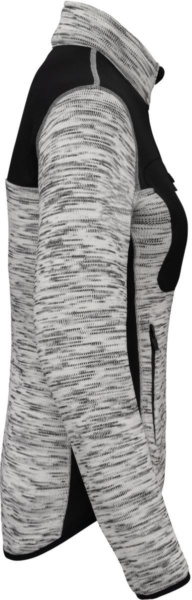 WK 9109 | Damen Workwear Strickfleece Jacke (black)