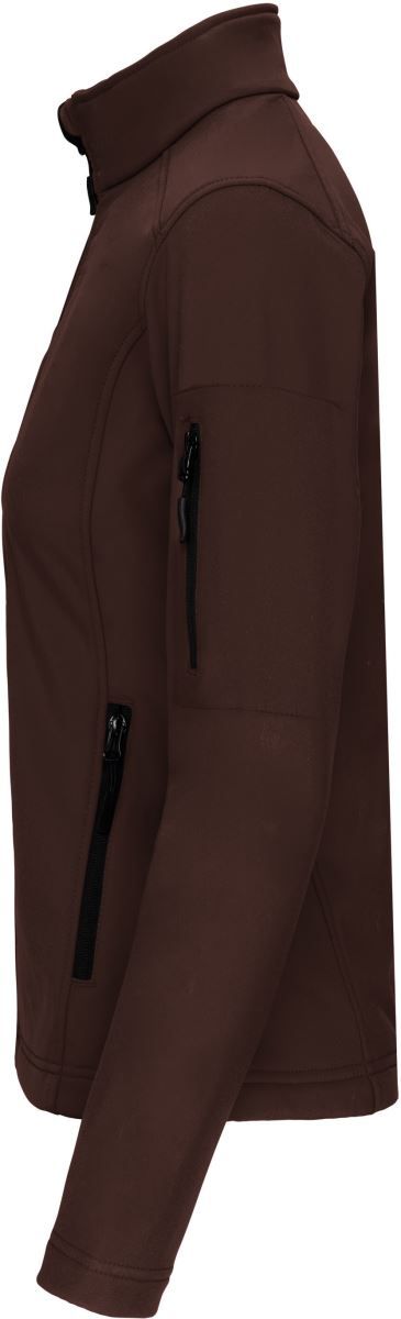 K 400 | Damen 3-Lagen Softshell Jacke (chocolate)