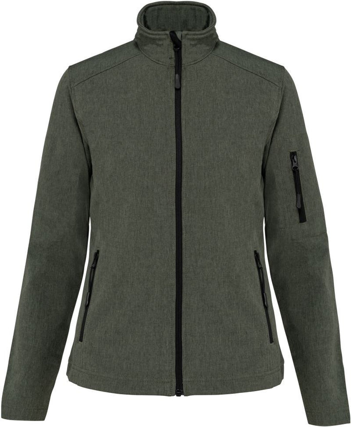K 400 | Damen 3-Lagen Softshell Jacke (marl green)
