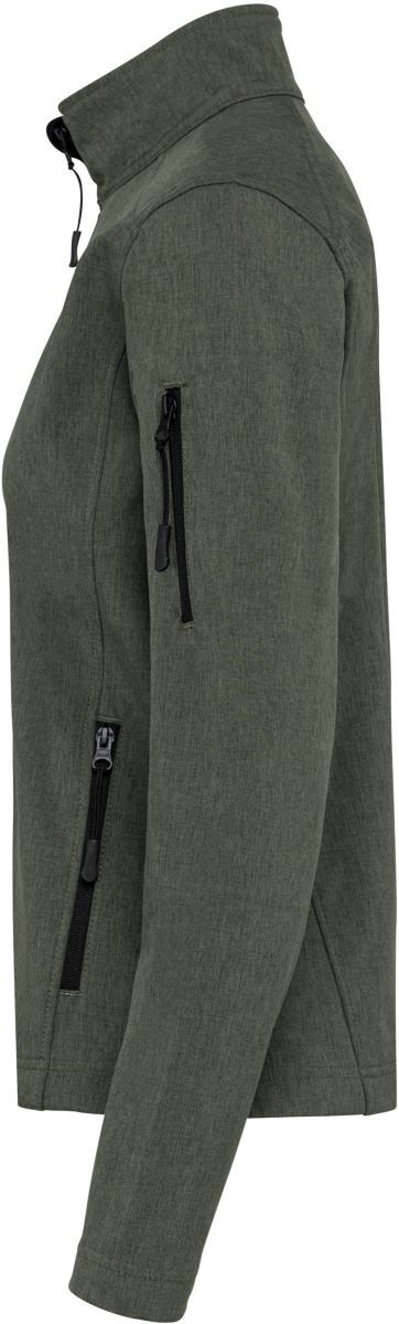 K 400 | Damen 3-Lagen Softshell Jacke (marl green)