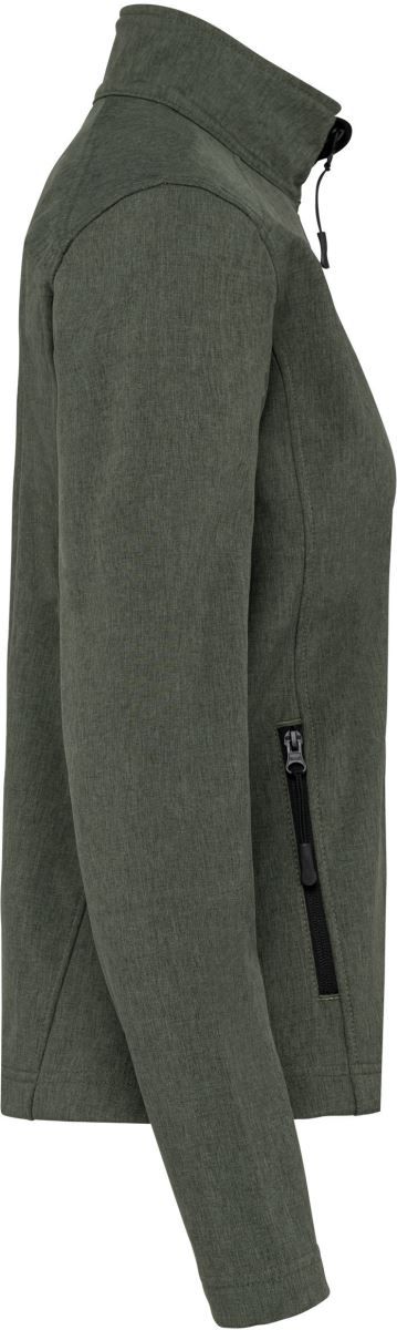 K 400 | Damen 3-Lagen Softshell Jacke (marl green)