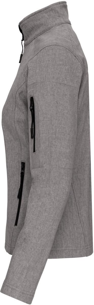 K 400 | Damen 3-Lagen Softshell Jacke (marl grey)